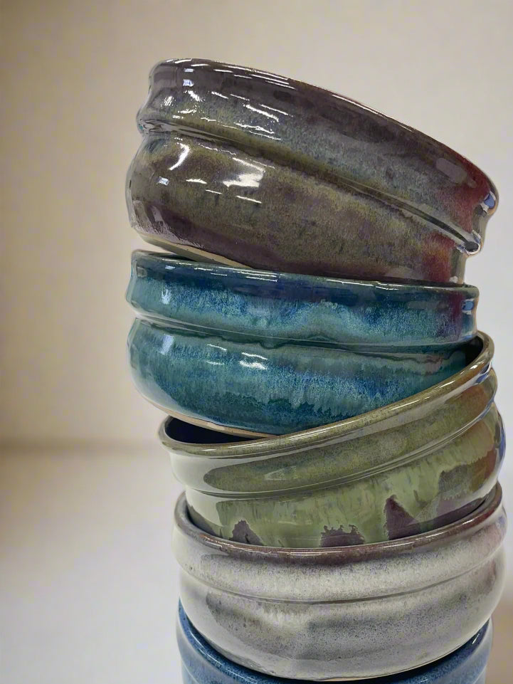 Stacked Crocks in various colors 